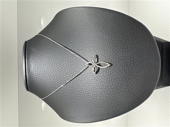 Halskette Roman Gioielli Dame in Weißgold Diamante 0.06 Ct R395A25N26024 - R395A25N26024